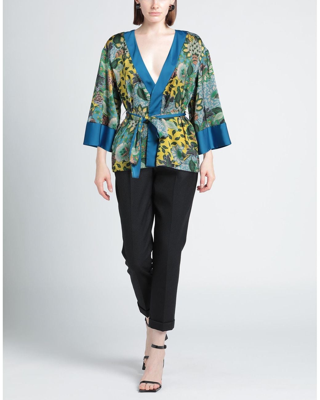 SIMONA CORSELLINI Blue Top Polyester