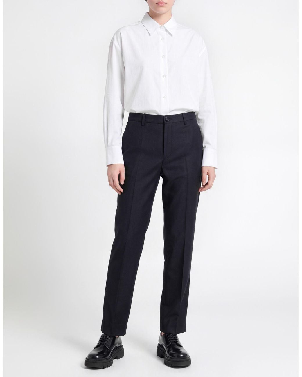 Berwich Blue Pants Virgin Wool, Cashmere, Elastane