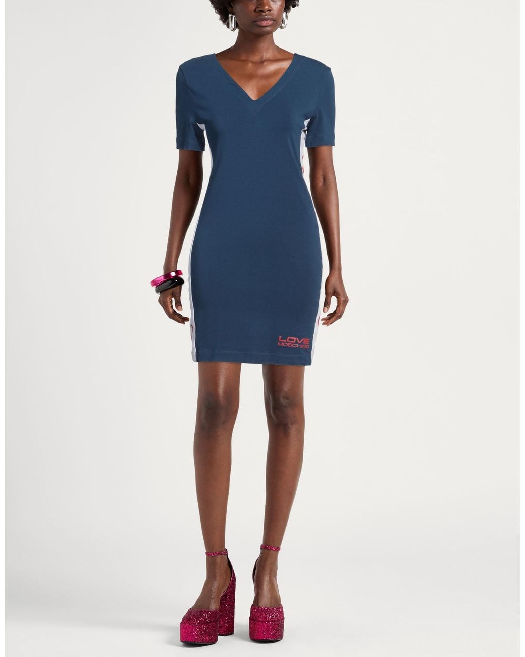 Love Moschino Blue Mini Dress