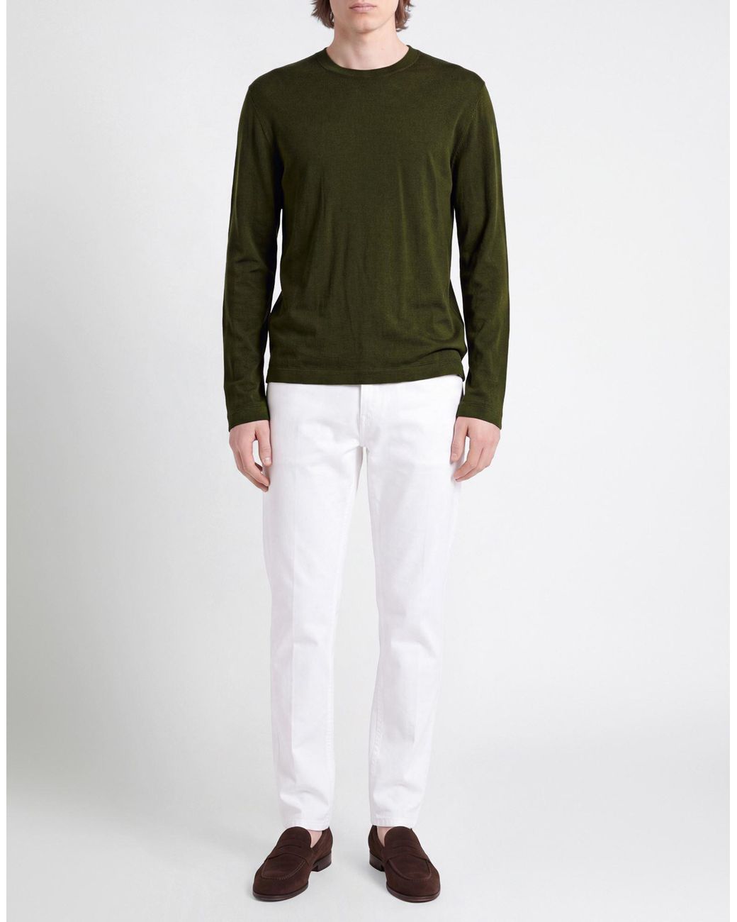 Officine Generale Green Jumper for men