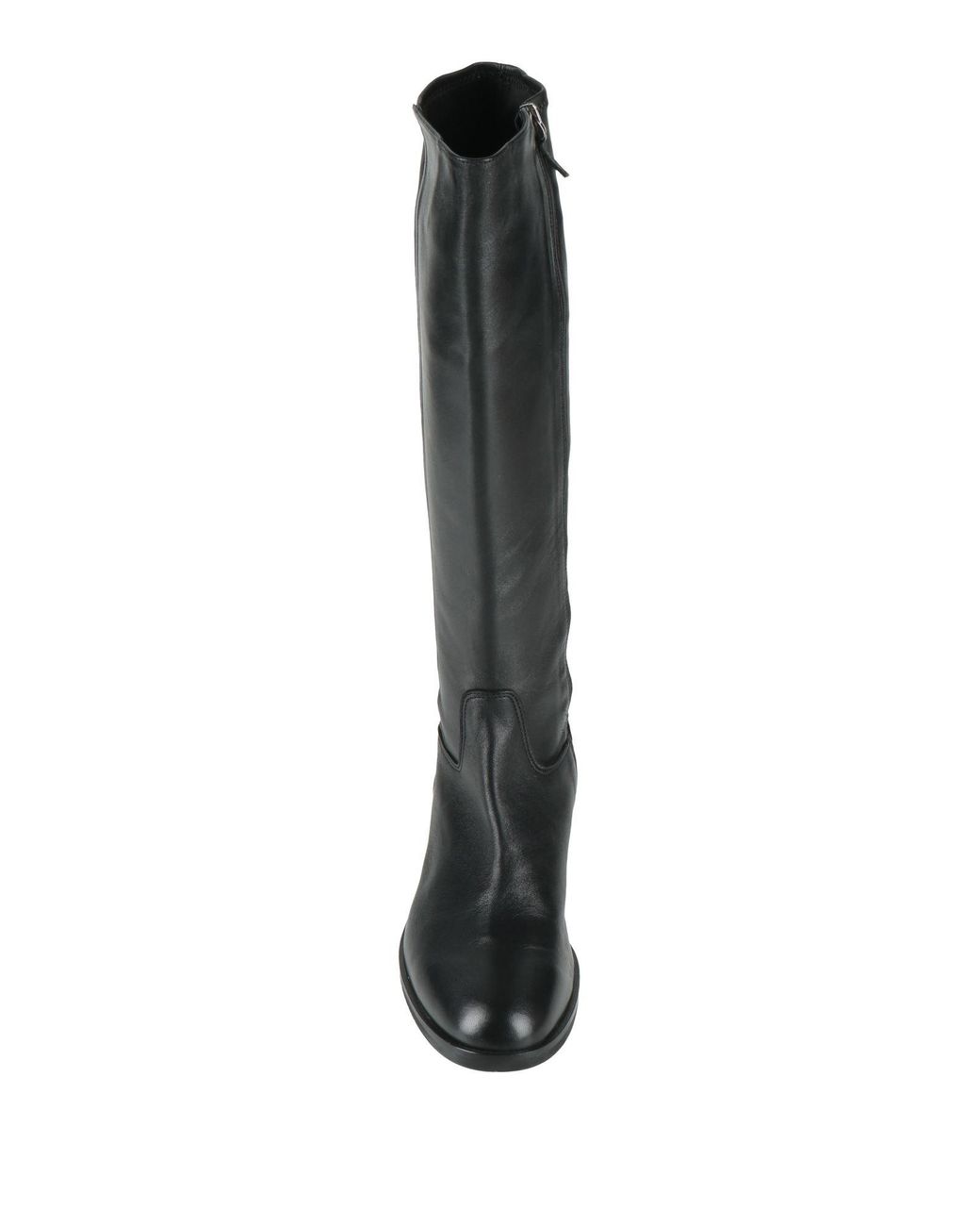 The Seller Black Boot Leather