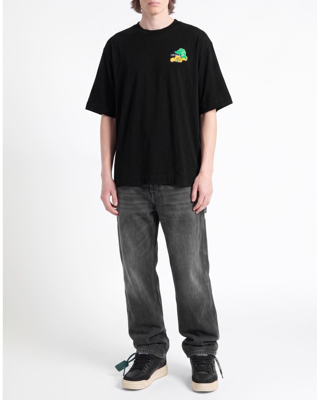 Off-White c/o Virgil Abloh Black T-Shirt for men