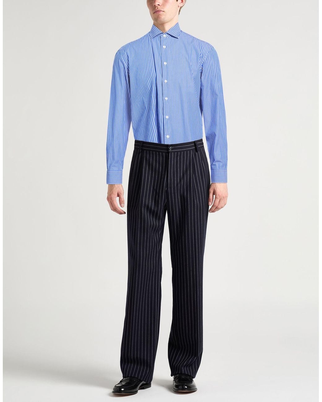 Hackett Blue Shirt Cotton for men
