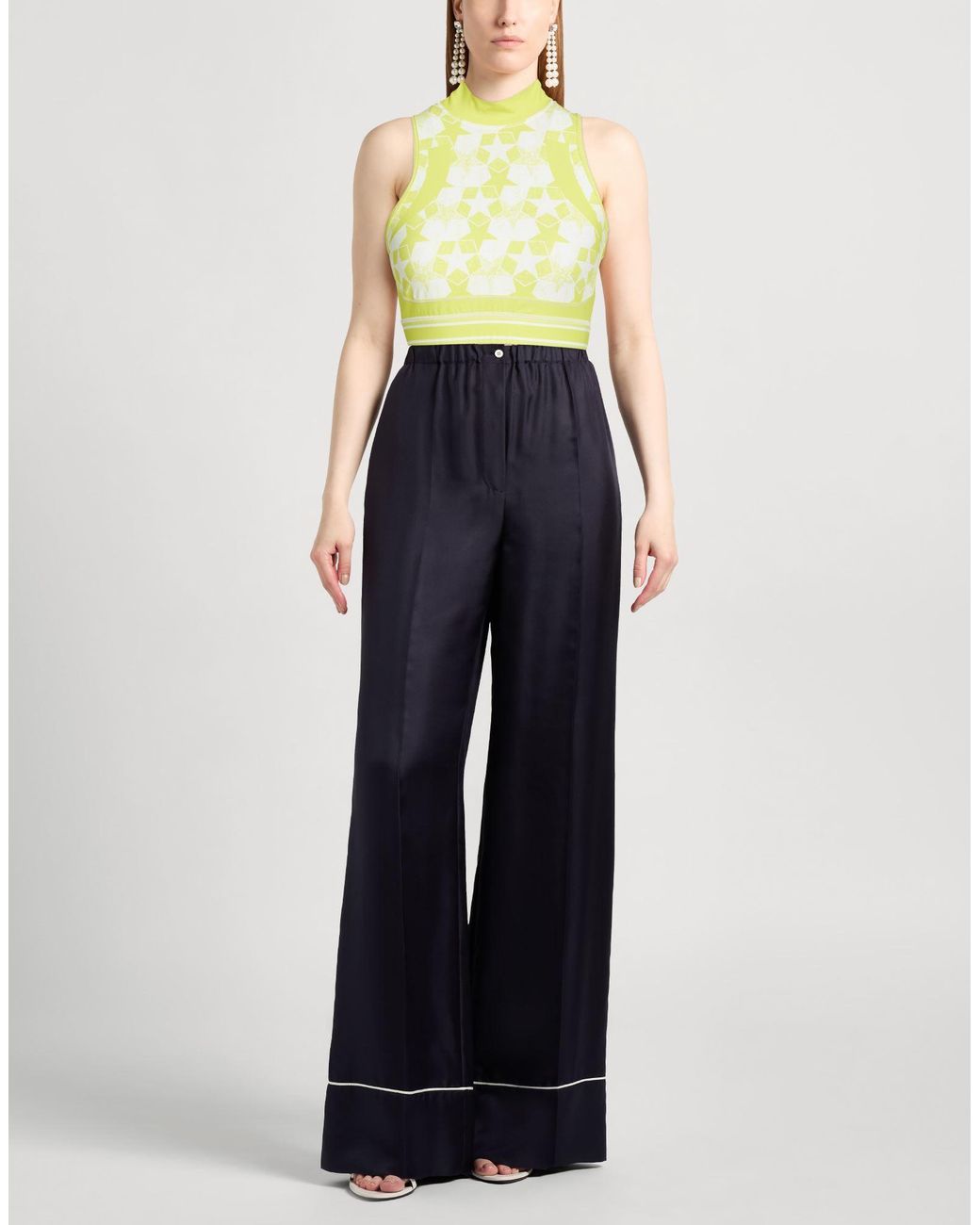 Dior Yellow Top Polyester, Elastane
