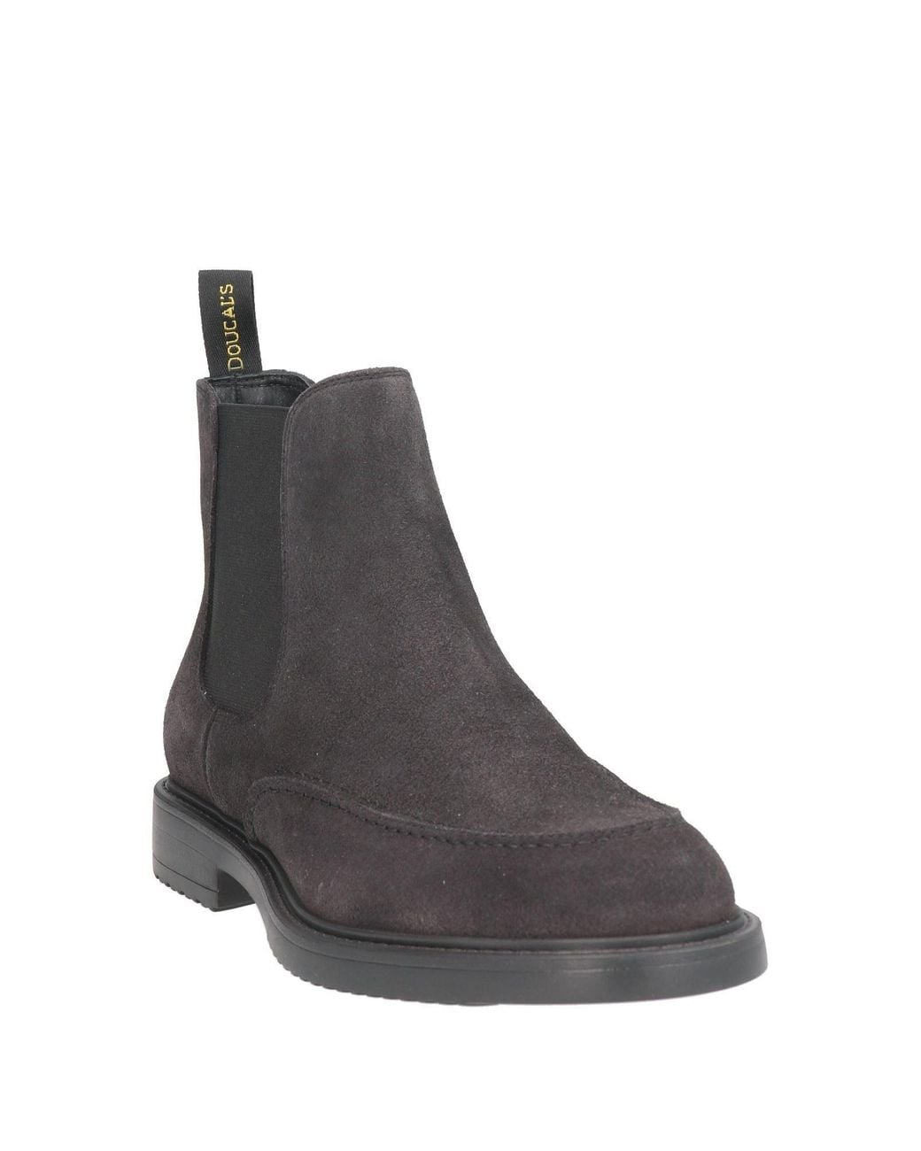 Doucal's Brown Ralph Charcoal Ankle Boots Leather for men