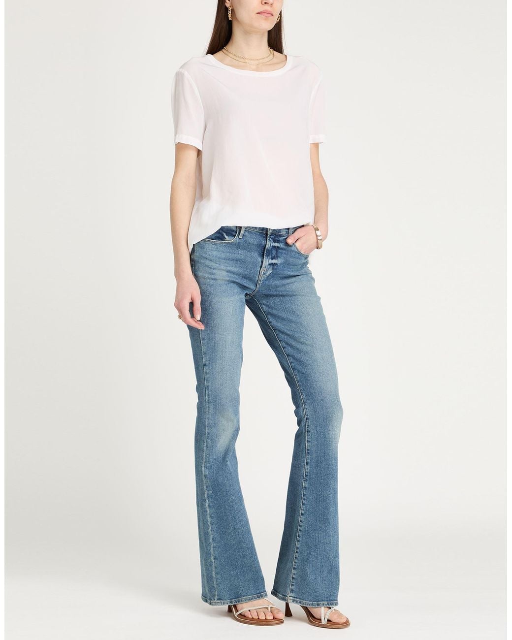 Maliparmi White Top Silk