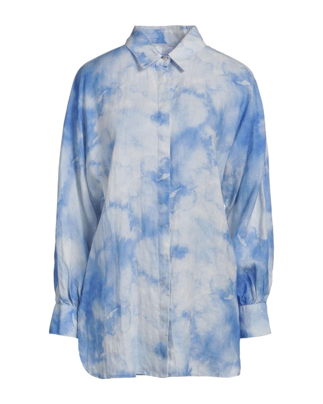 120% Lino Blue Shirt