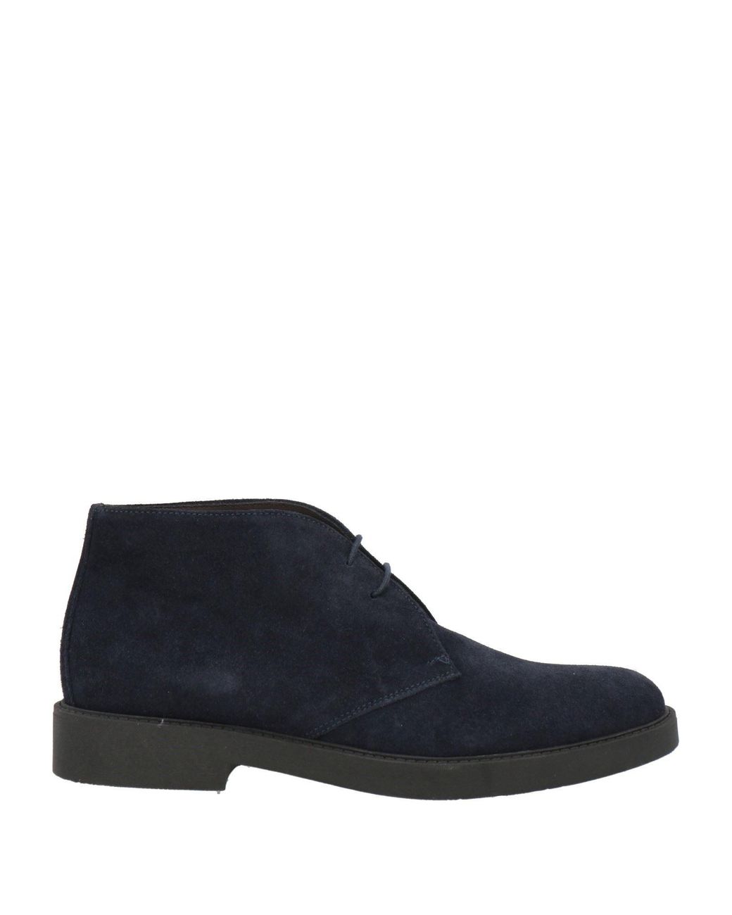 Daniele Alessandrini Blue Midnight Ankle Boots Leather for men
