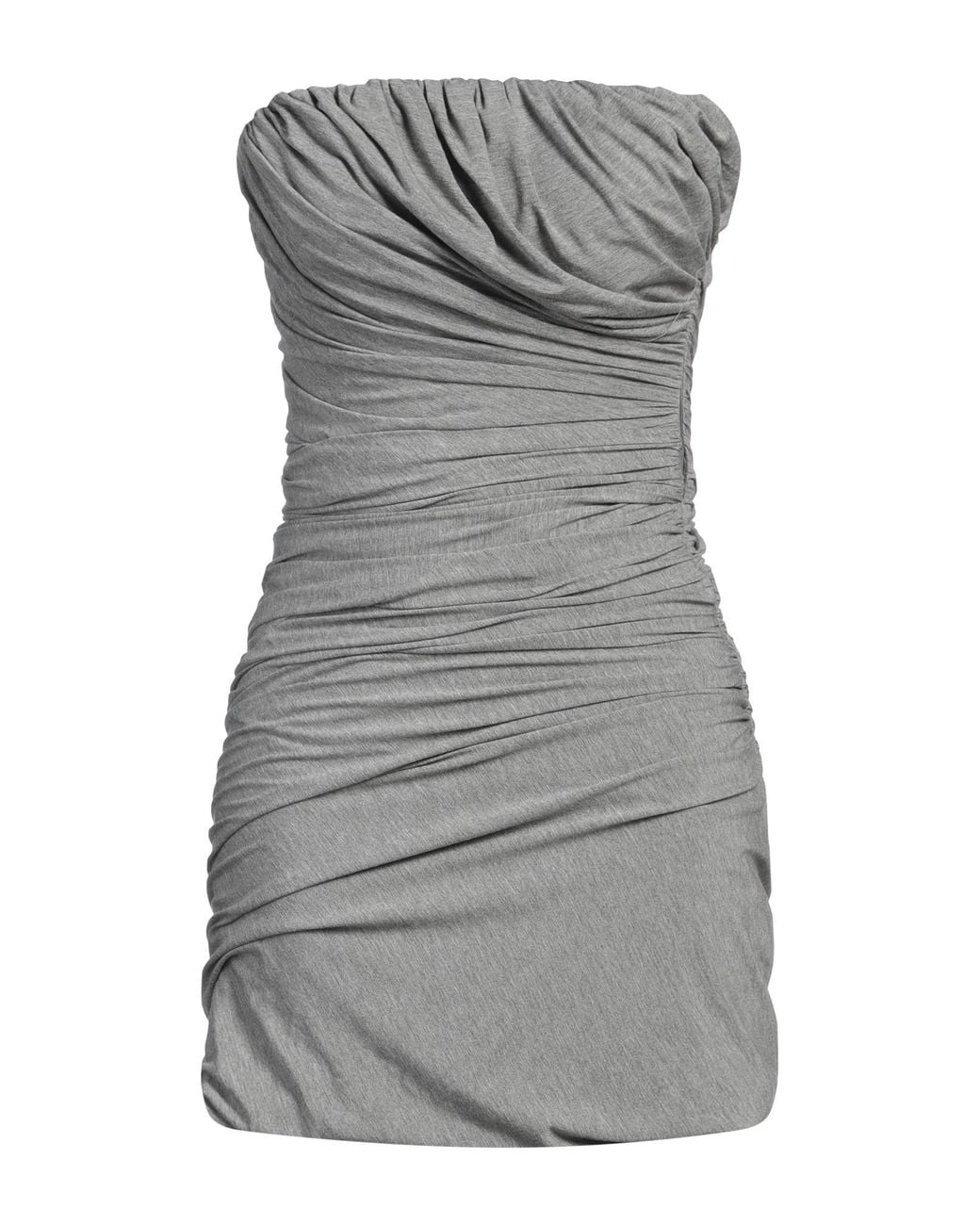 The Attico Gray Mini Dress