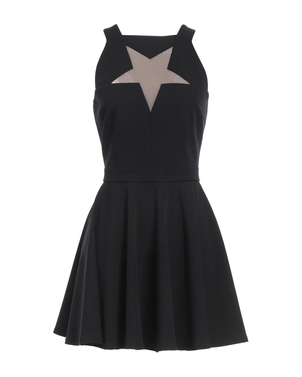 Robe courte Versace Jeans Couture en coloris Black