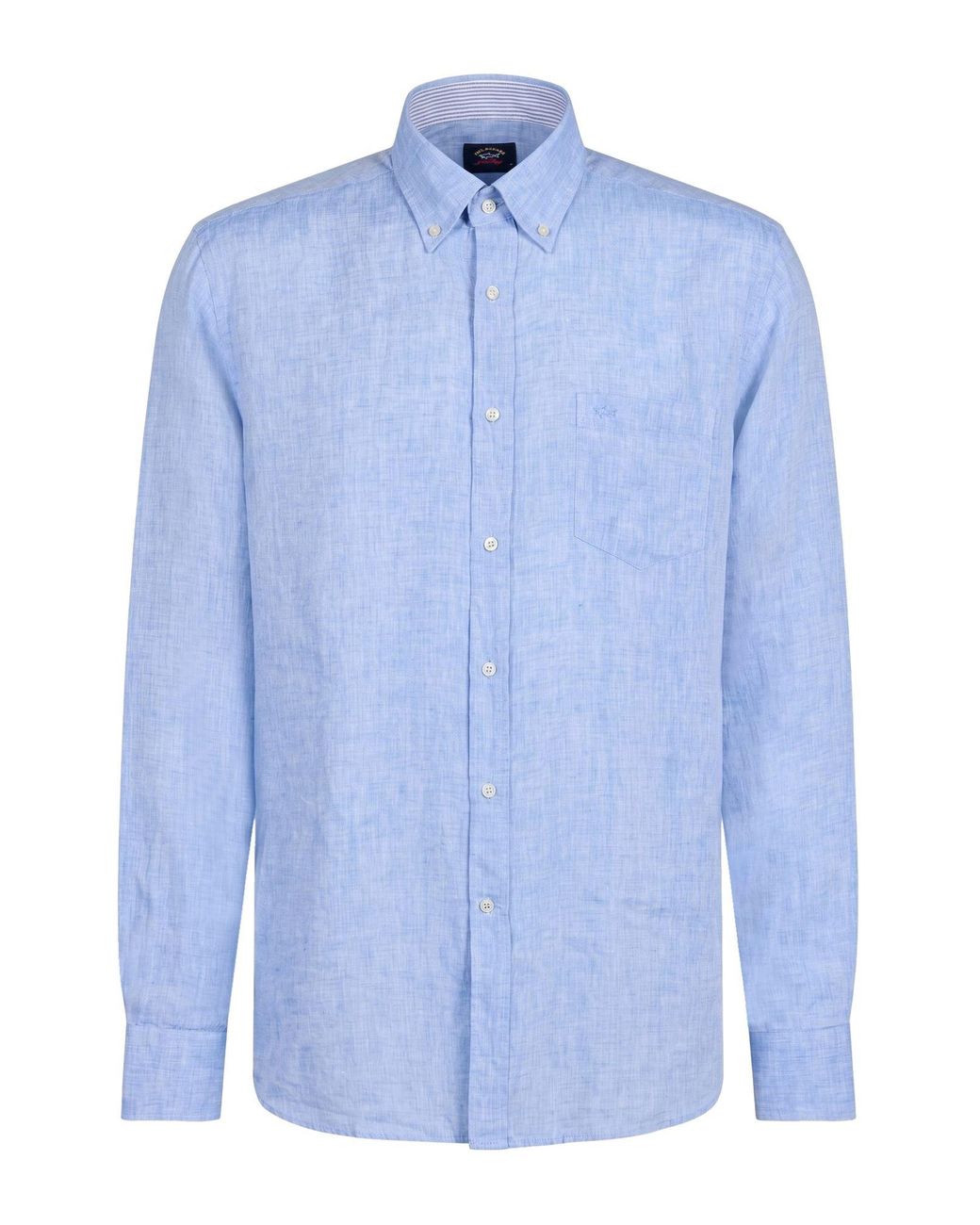 Paul & Shark Blue Azure Shirt Linen for men