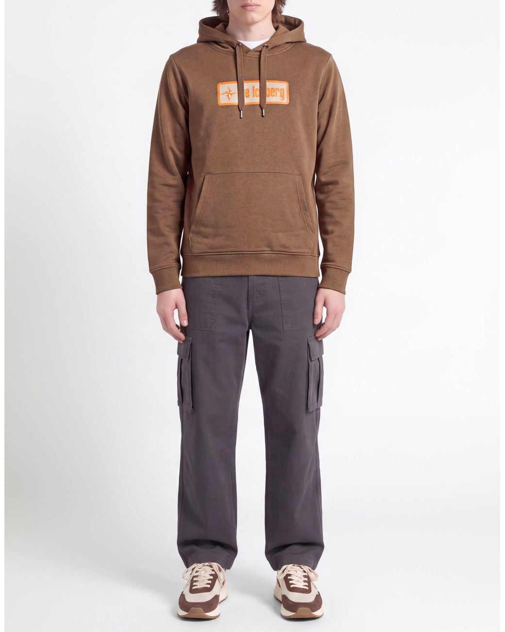 Ice Iceberg Brown Sweatshirt Cotton for men