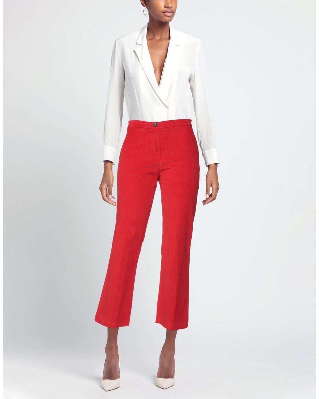 Pinko Red Trouser