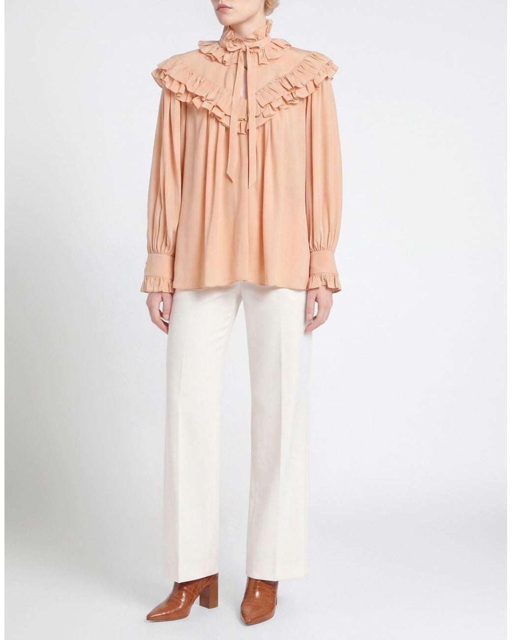 Top Chloé en coloris Natural