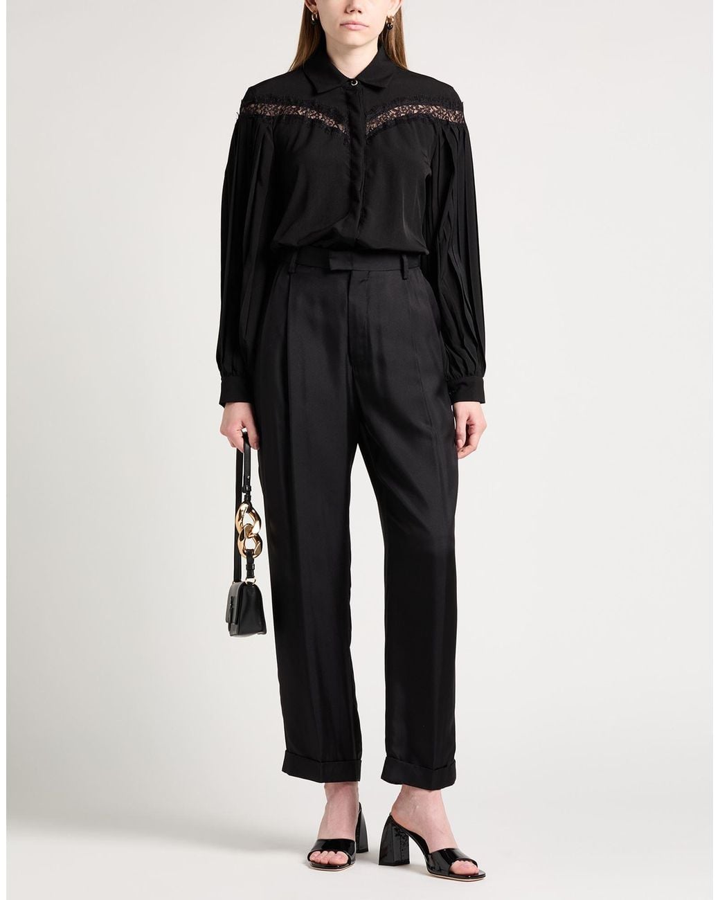 Liu Jo Black Shirt Polyester