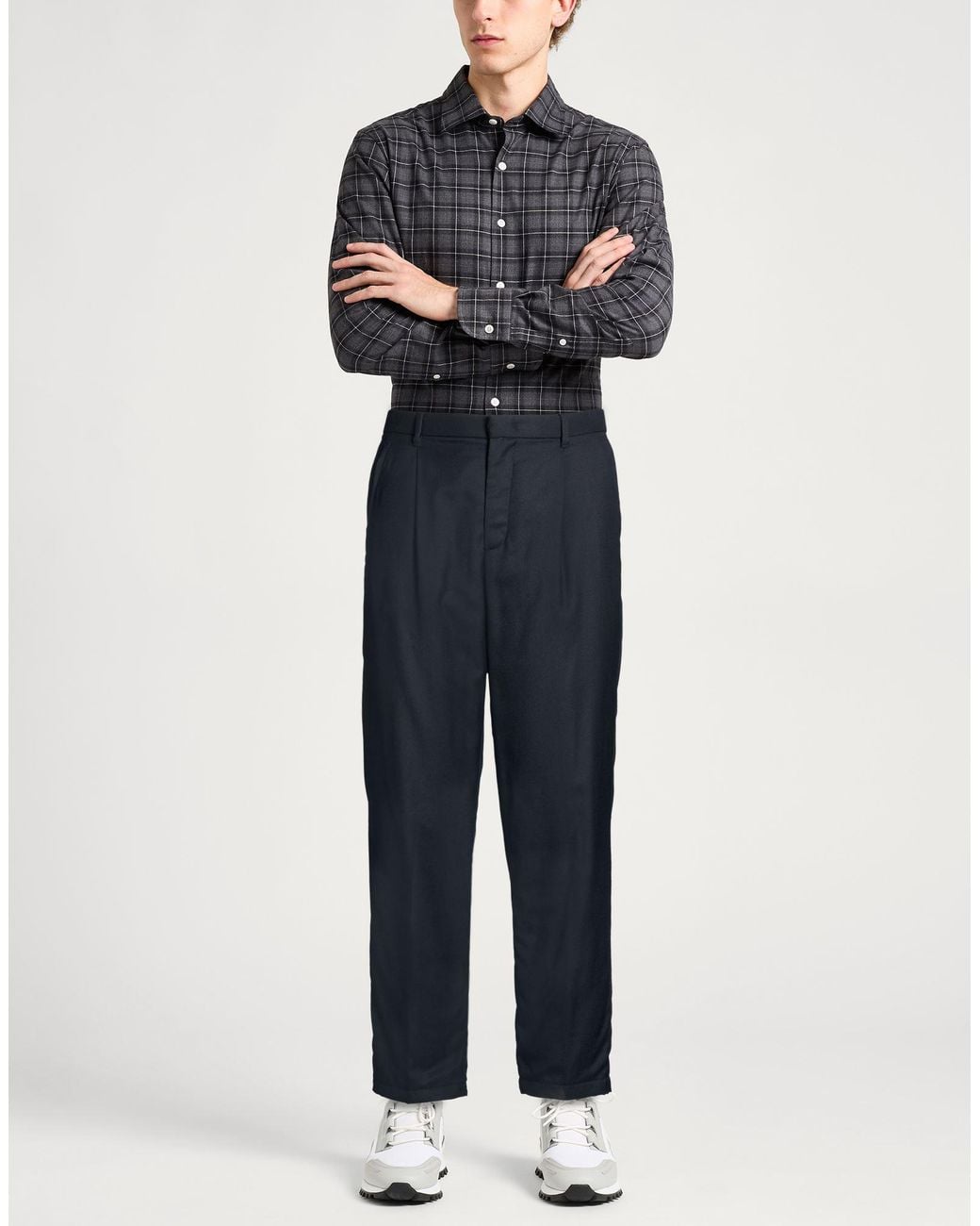 Emporio Armani Blue Trouser for men