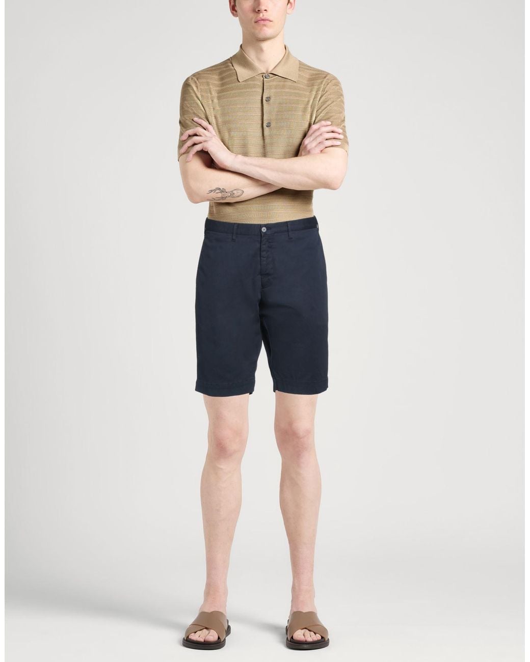 Fedeli Blue Shorts & Bermuda Shorts for men
