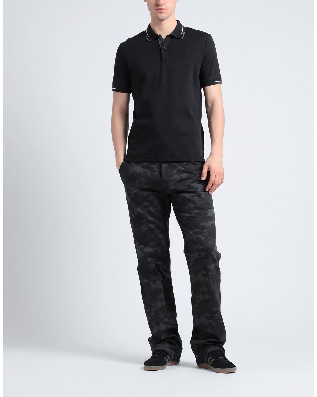 Calvin Klein Black Polo Shirt for men