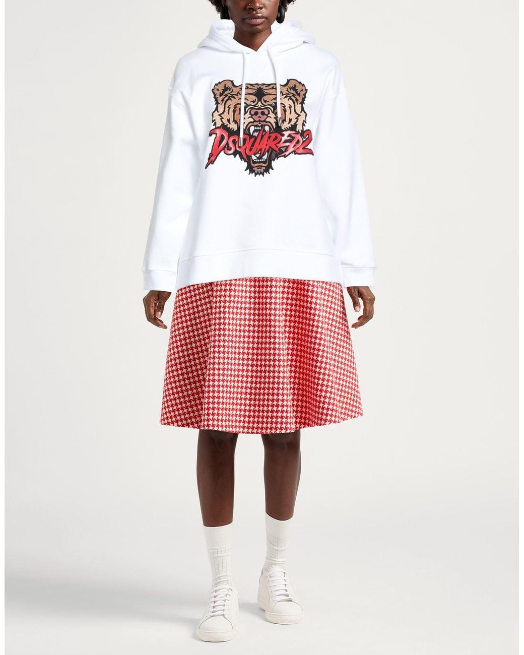 DSquared² White Hoodies