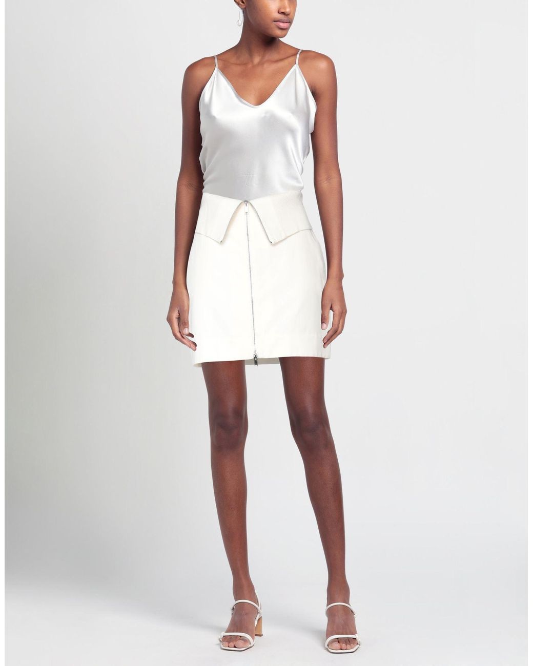 Stella McCartney White Mini Skirt