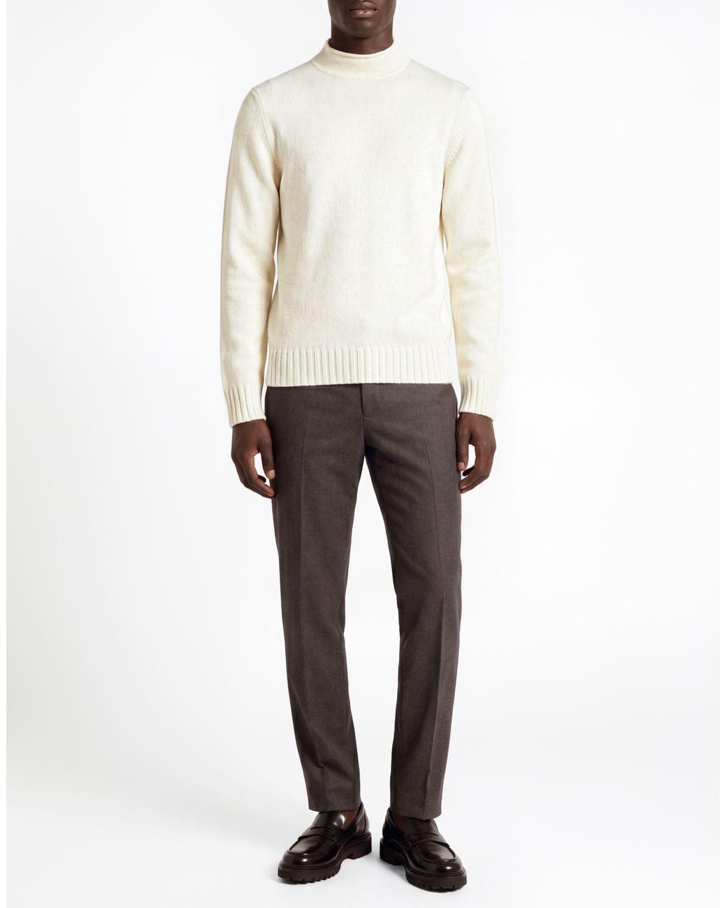 M.Q.J. White Turtlenecks for men
