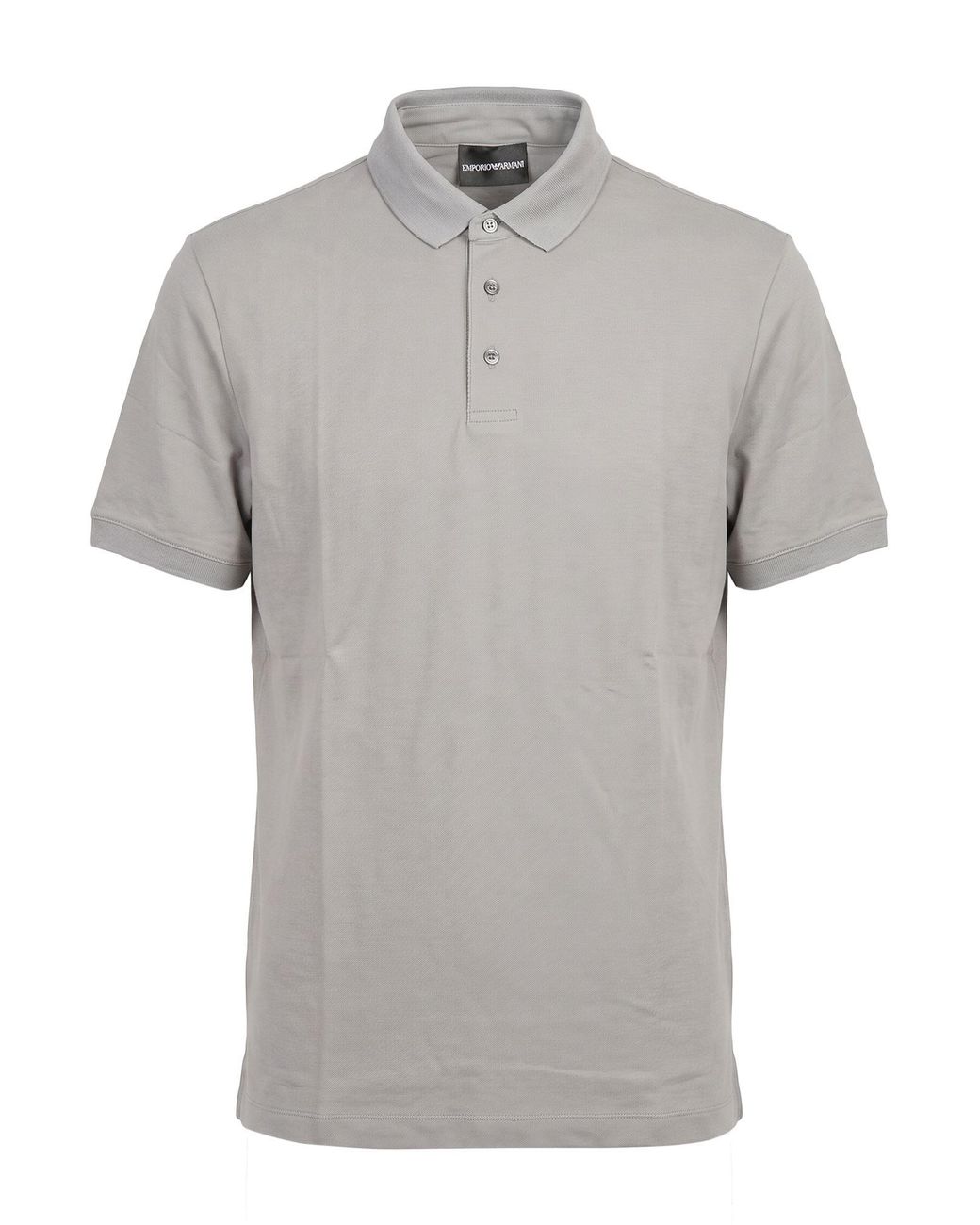 Emporio Armani Gray Polo Shirts for men