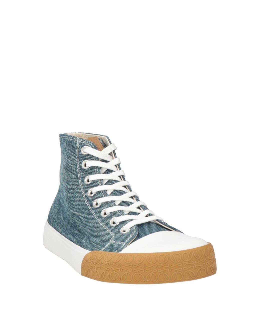 Loewe Blue Sneakers Textile Fibers for men