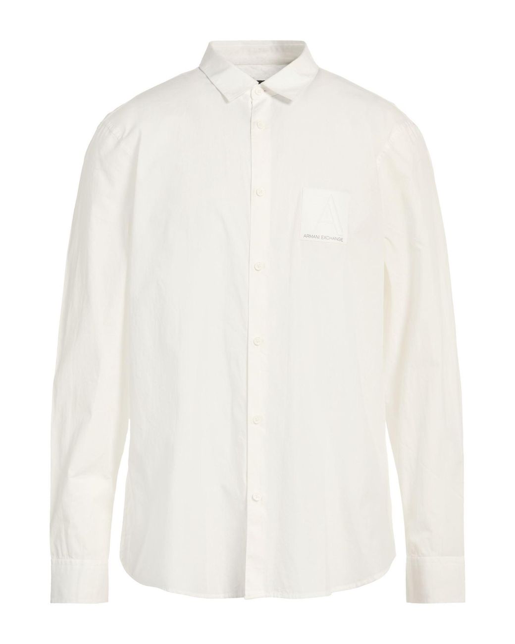 ARMANI EXCHANGE White Shirt Cotton for men
