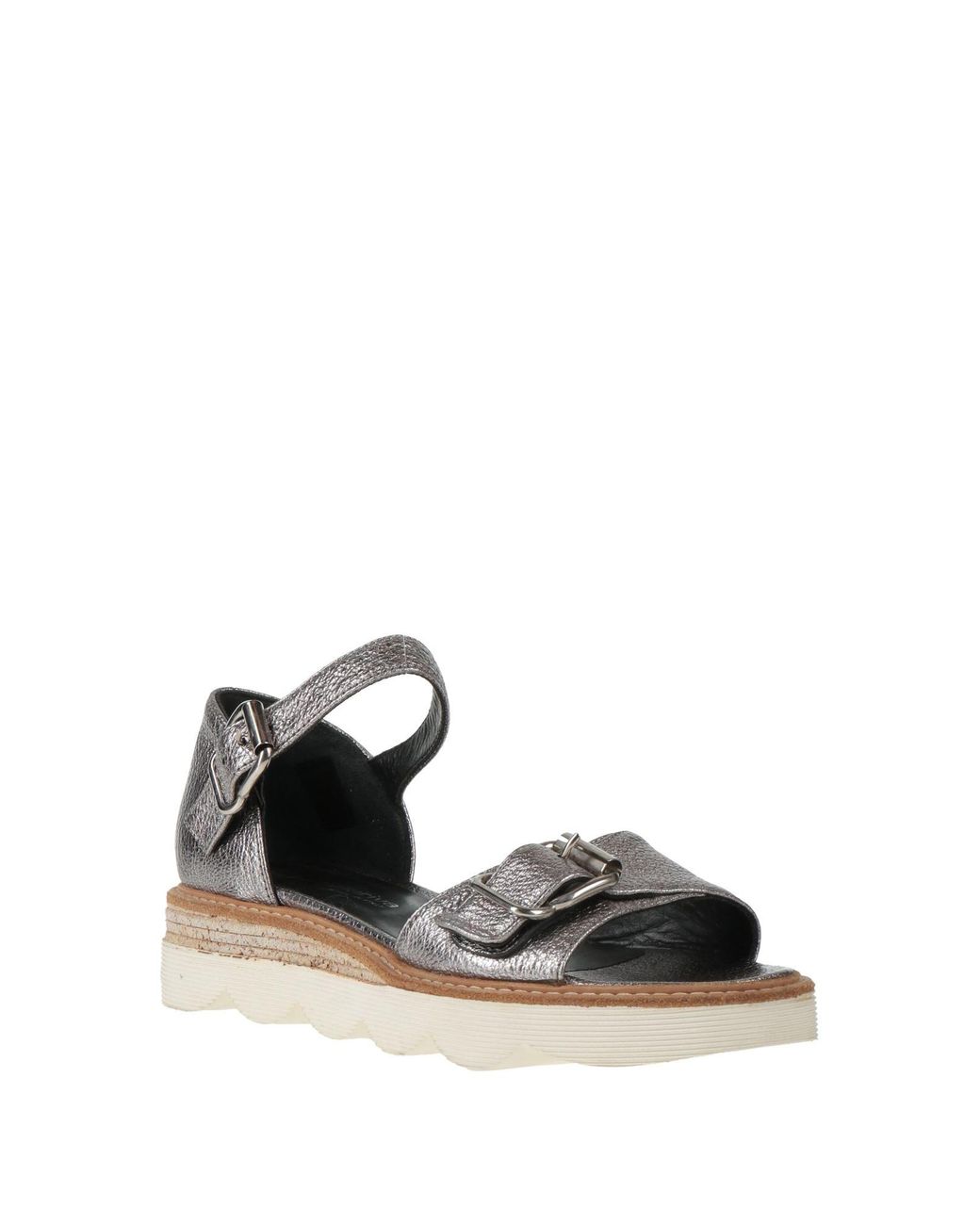 Laura Bellariva Metallic Sandals Leather