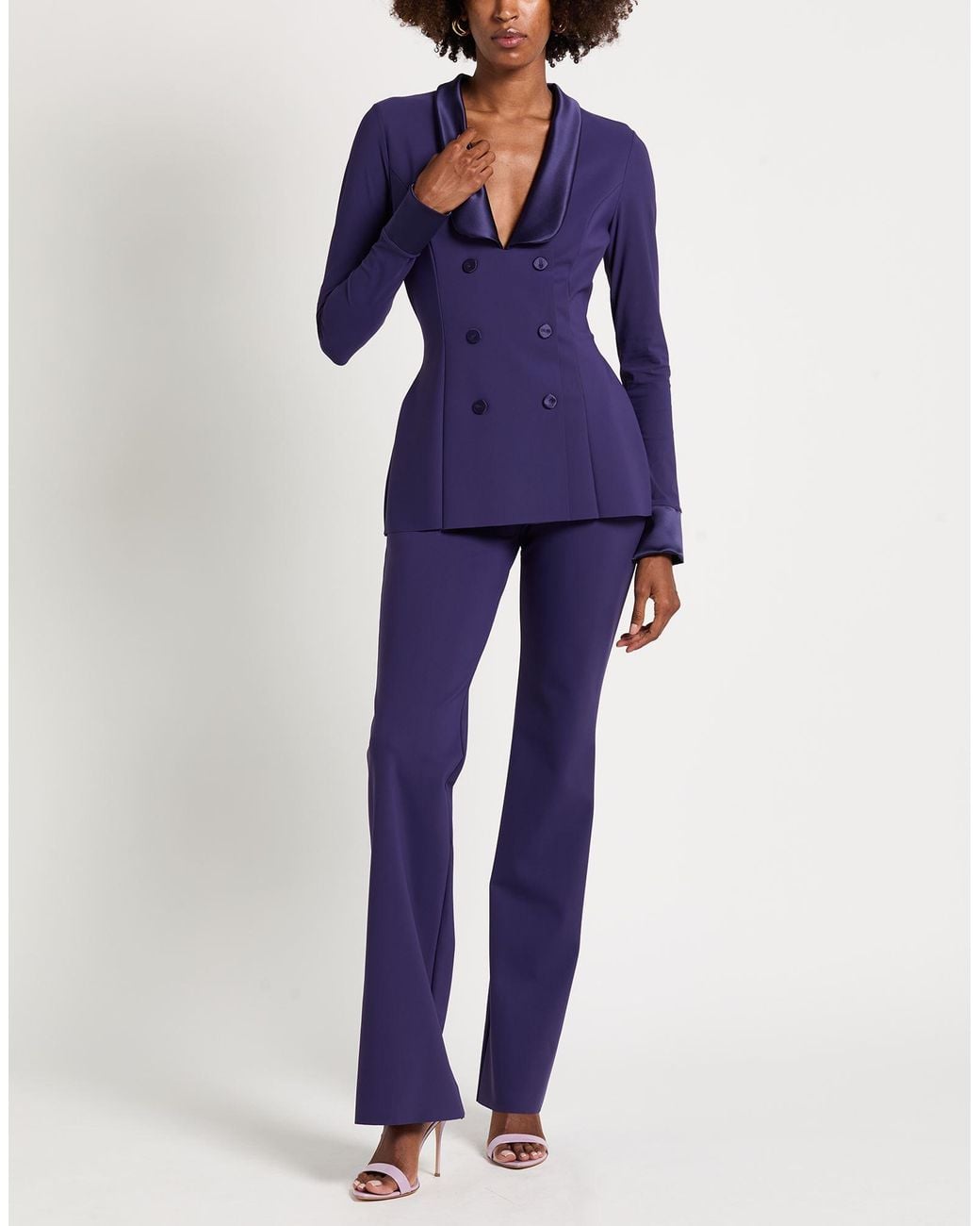 La Petite Robe Di Chiara Boni Blue Jumpsuit