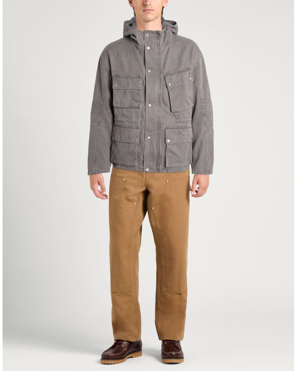 Belstaff Gray Jacket Cotton for men