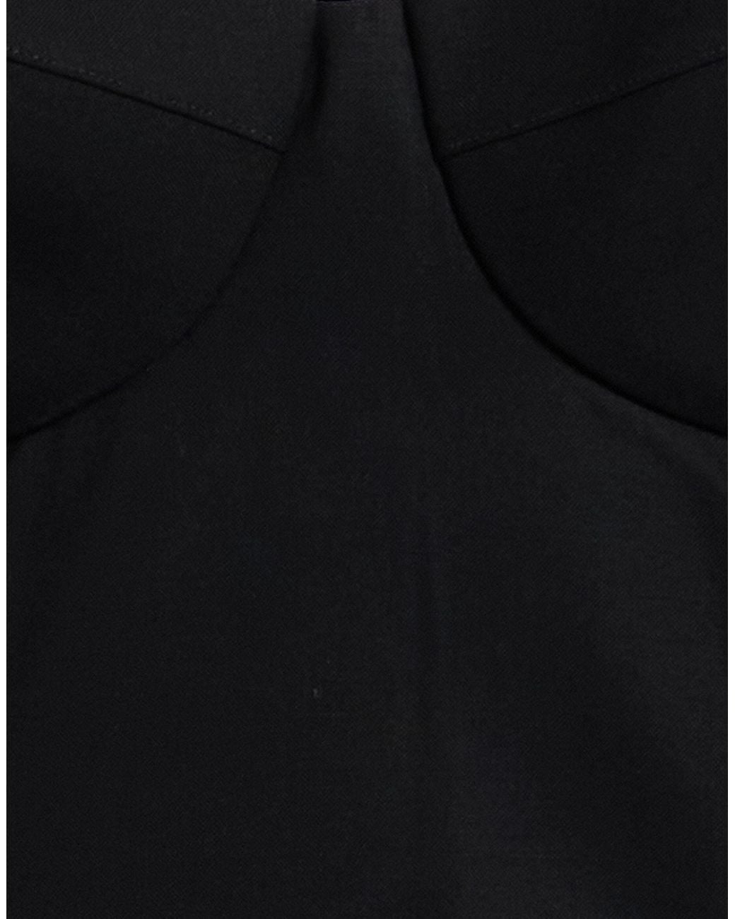 GIUSEPPE DI MORABITO Black Top Virgin Wool, Elastane