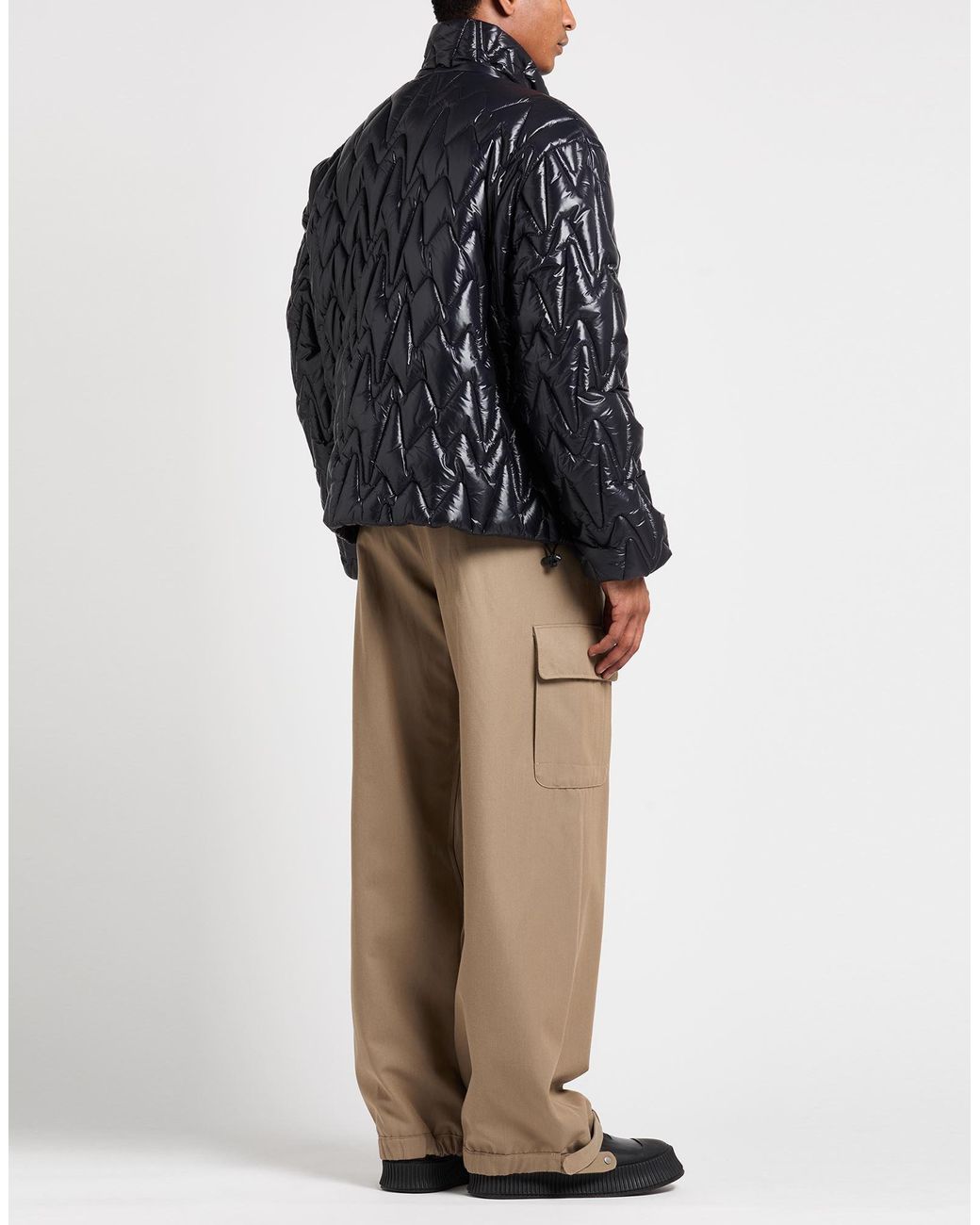 MSGM Black Puffer Polyester, Polyamide, Polypropylene for men