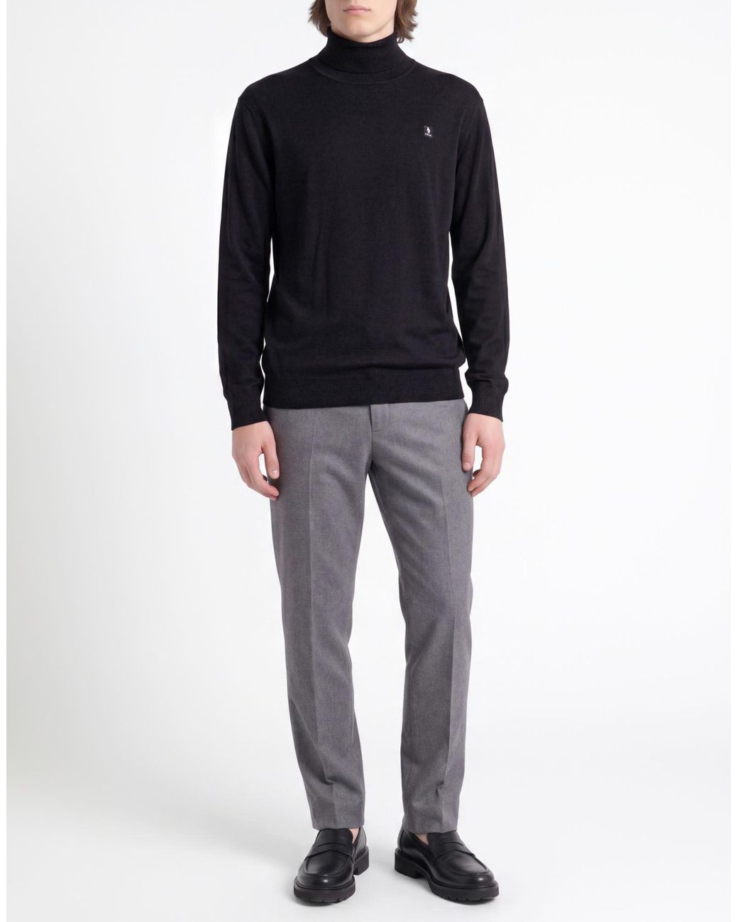 Refrigue Blue Turtleneck for men