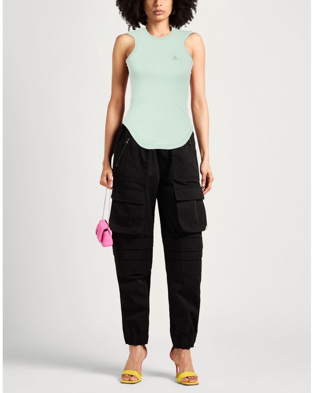 The Attico Green Top Cotton