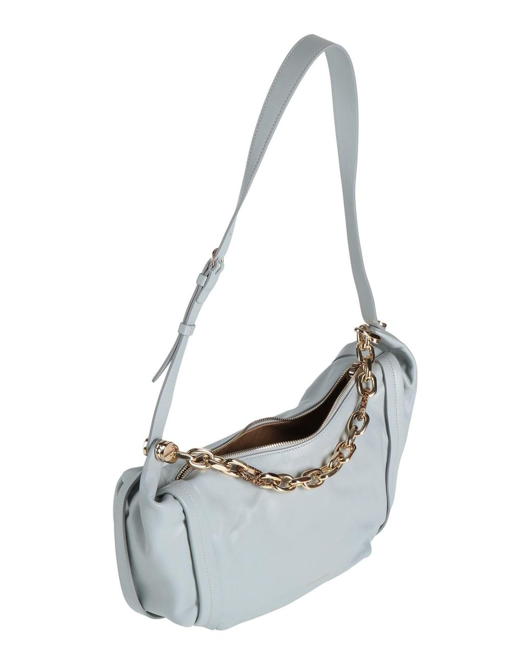 Borsa A Spalla di Borbonese in Gray