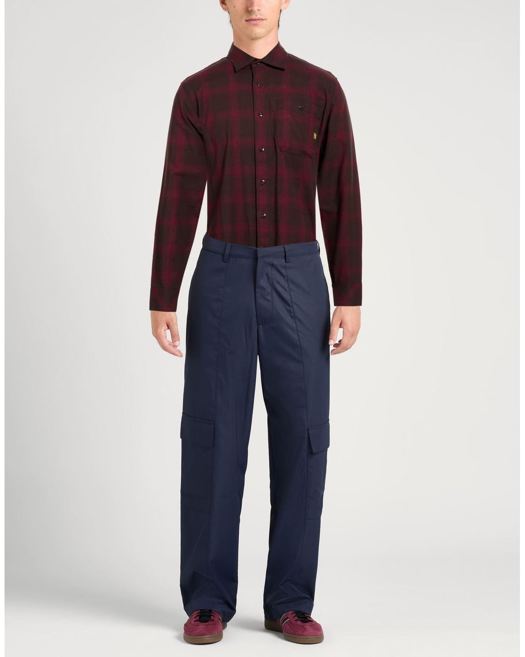 G-Star Purple Shirt Cotton for men