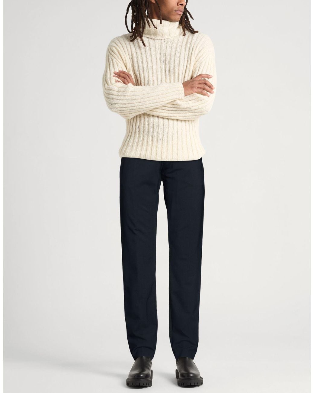 Berwich Blue Midnight Pants Virgin Wool, Elastane for men
