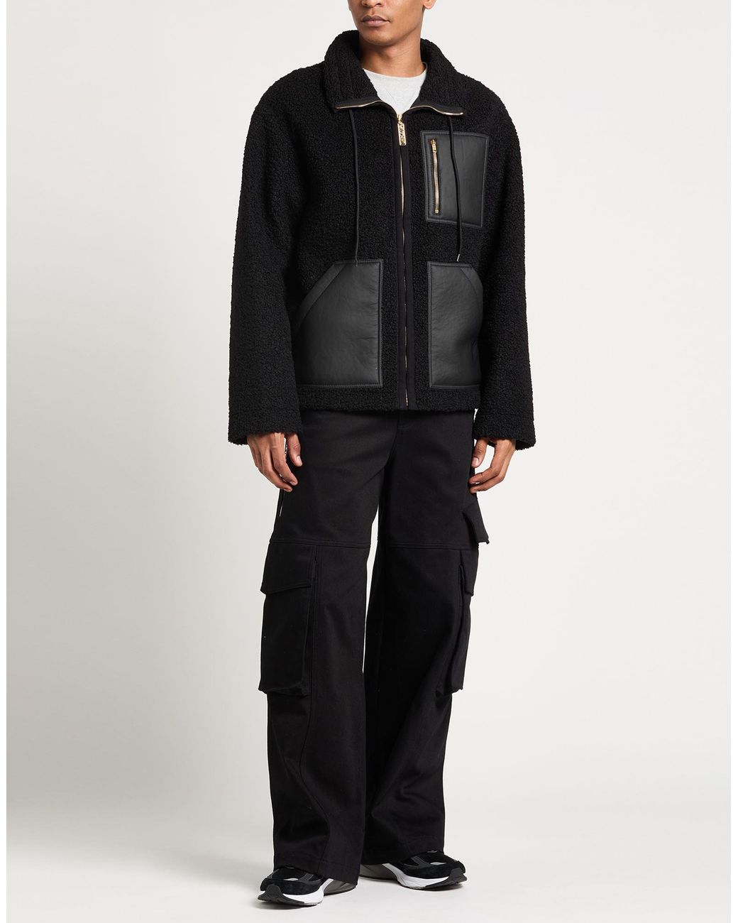 Moschino Black Shearling & Teddy for men