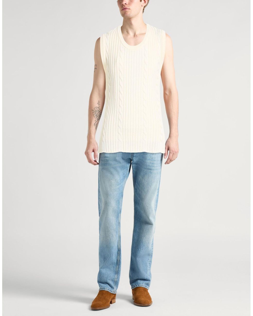 Pullover Lardini de hombre de color White