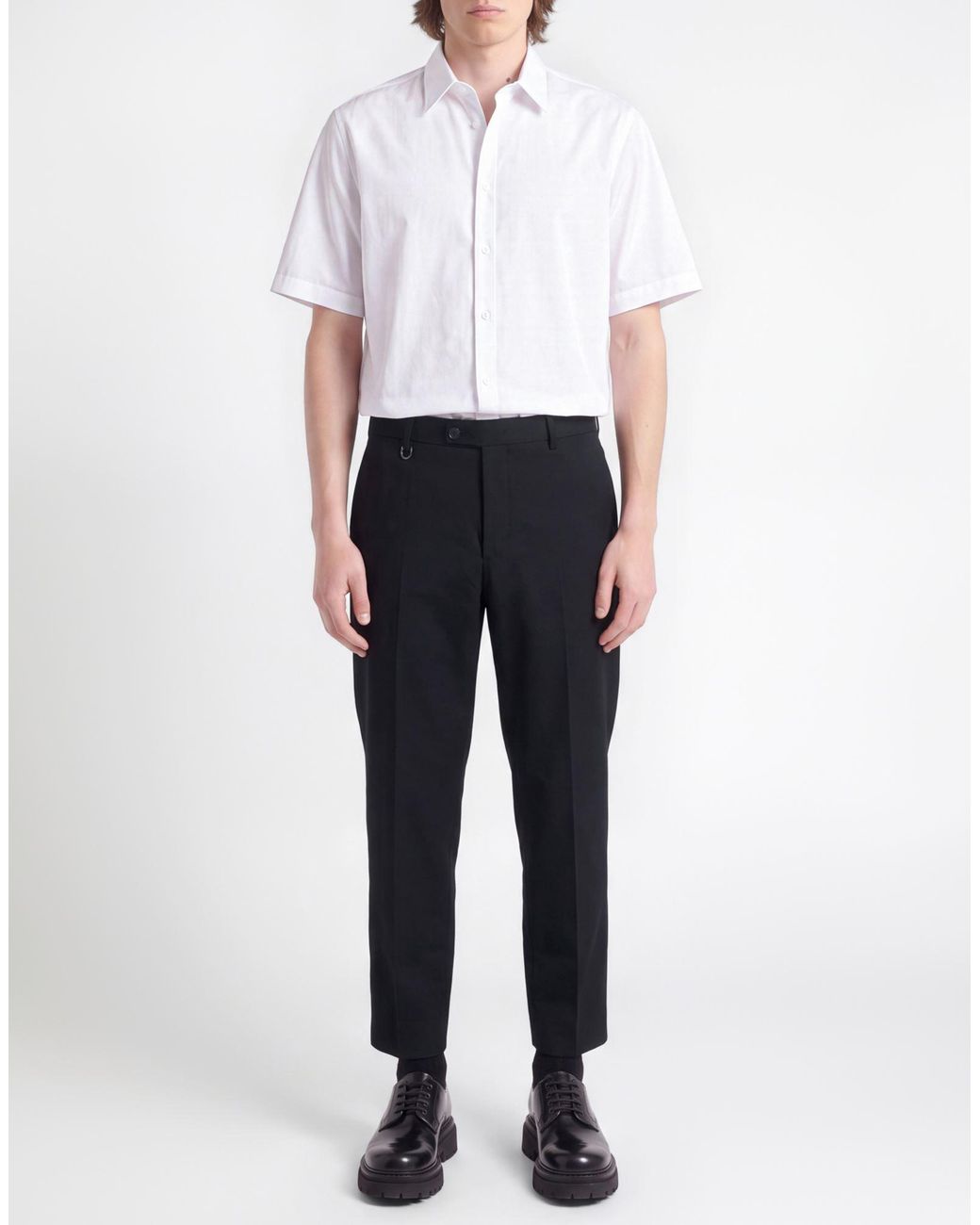 BE ABLE Black Pants Polyester, Virgin Wool, Elastane for men