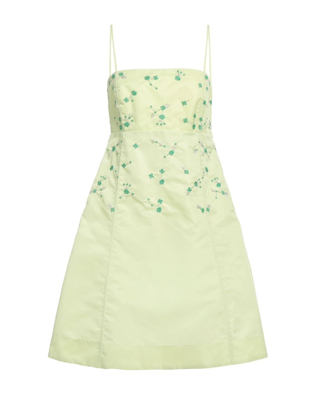 Ganni Yellow Mini Dress