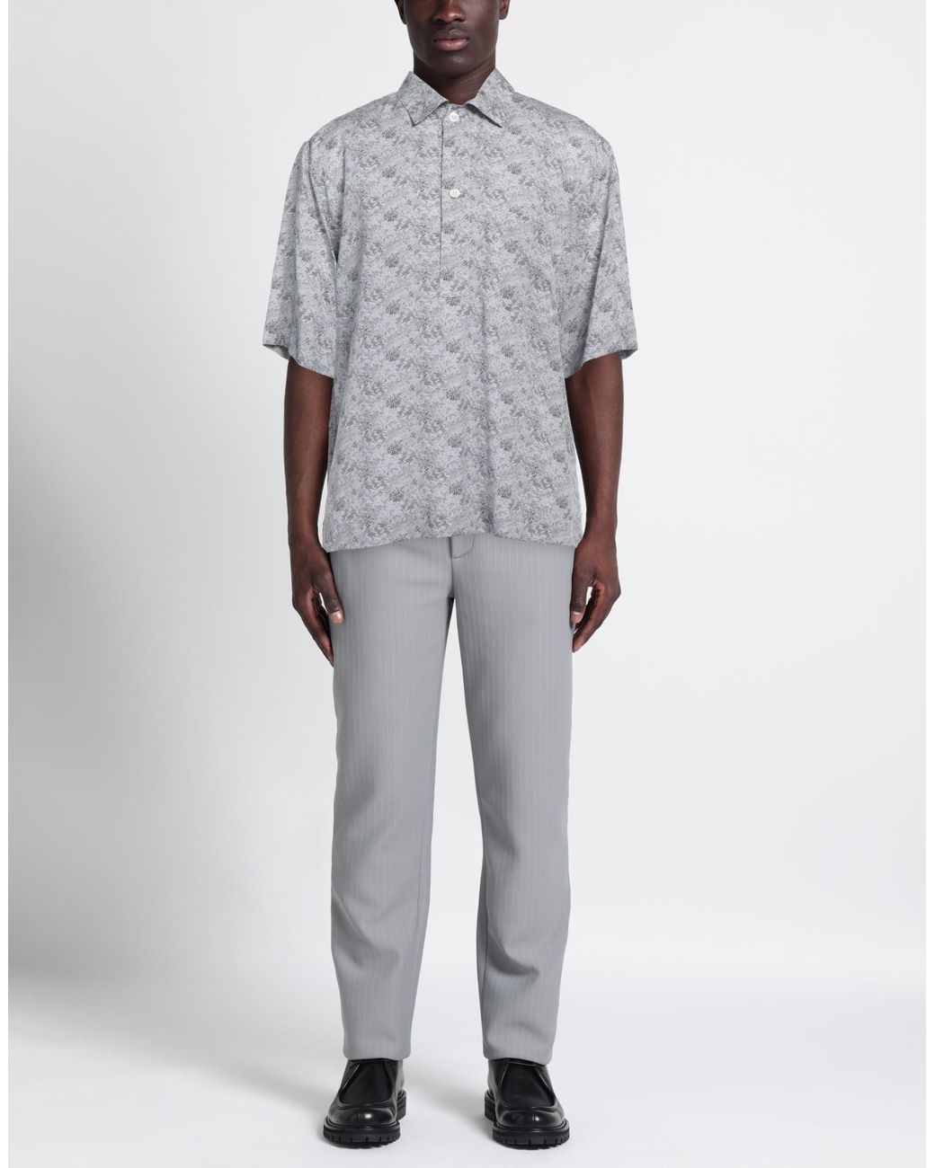 Aglini Gray Shirt for men