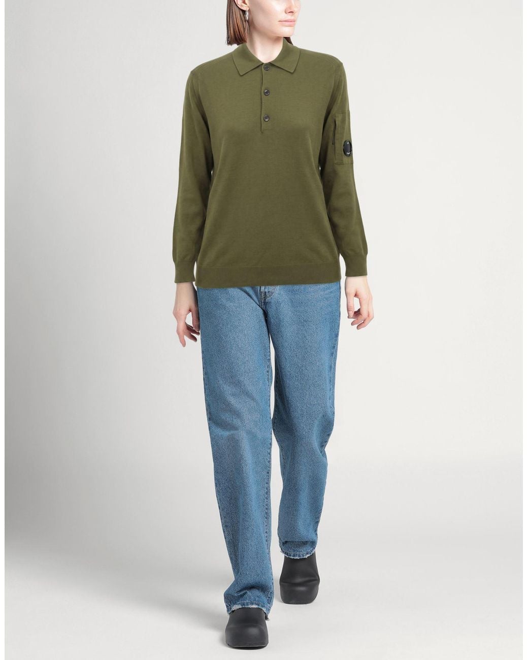 C P Company Green Jumper
