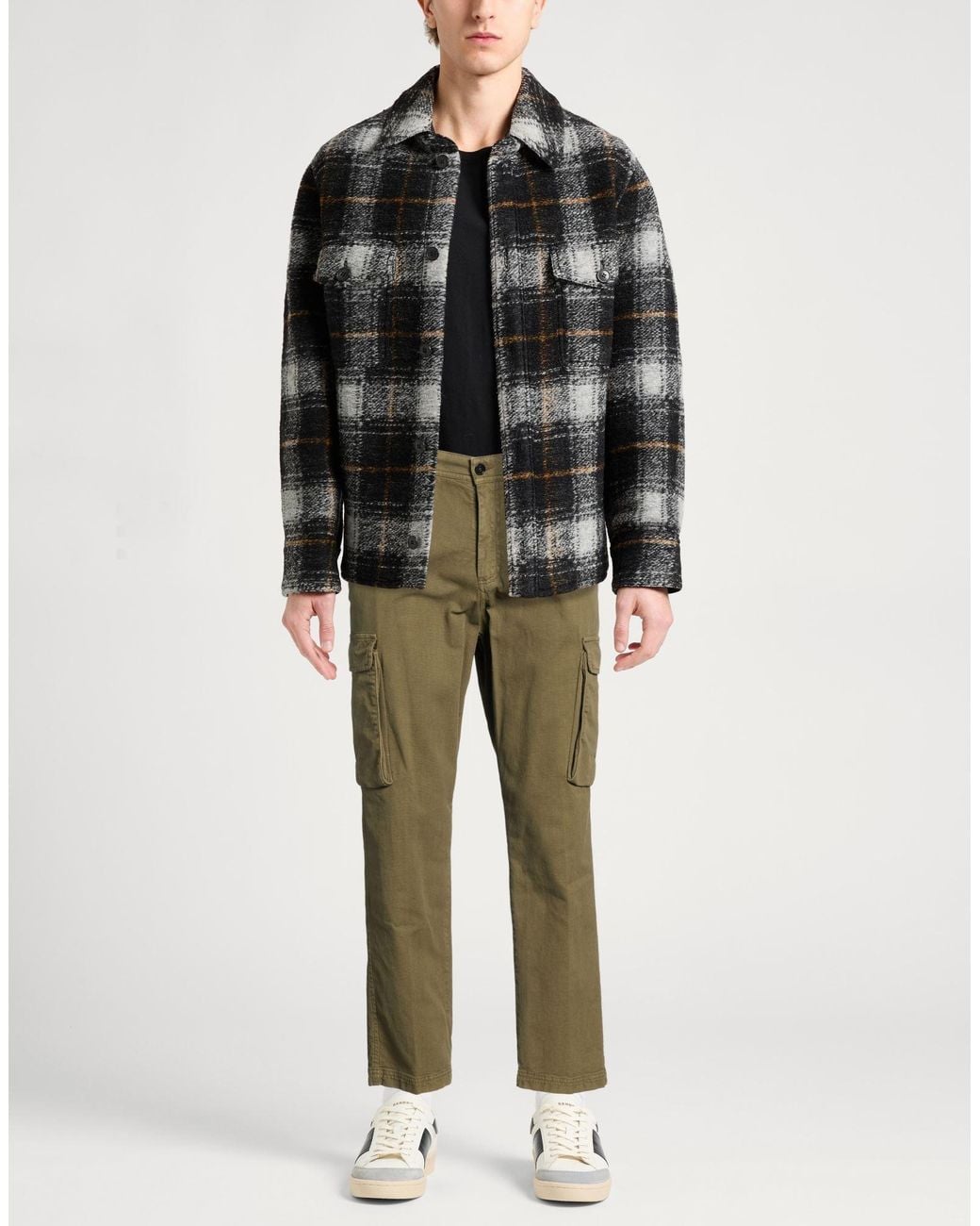 Liu Jo Green Military Pants Cotton, Elastane for men