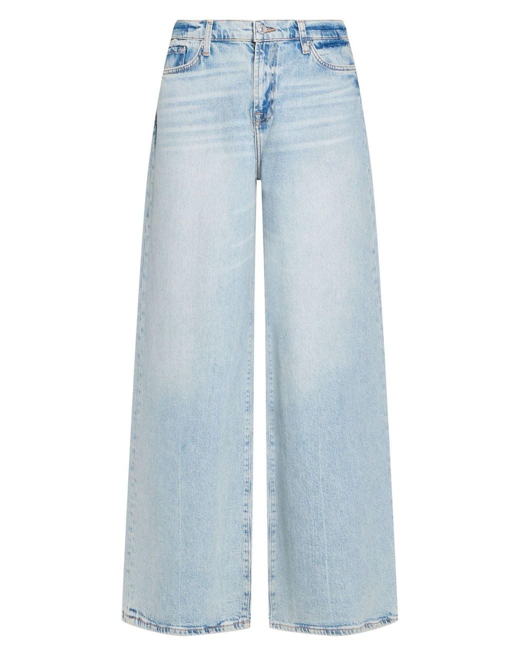 7 For All Mankind Blue Jeans Cotton, Elastane