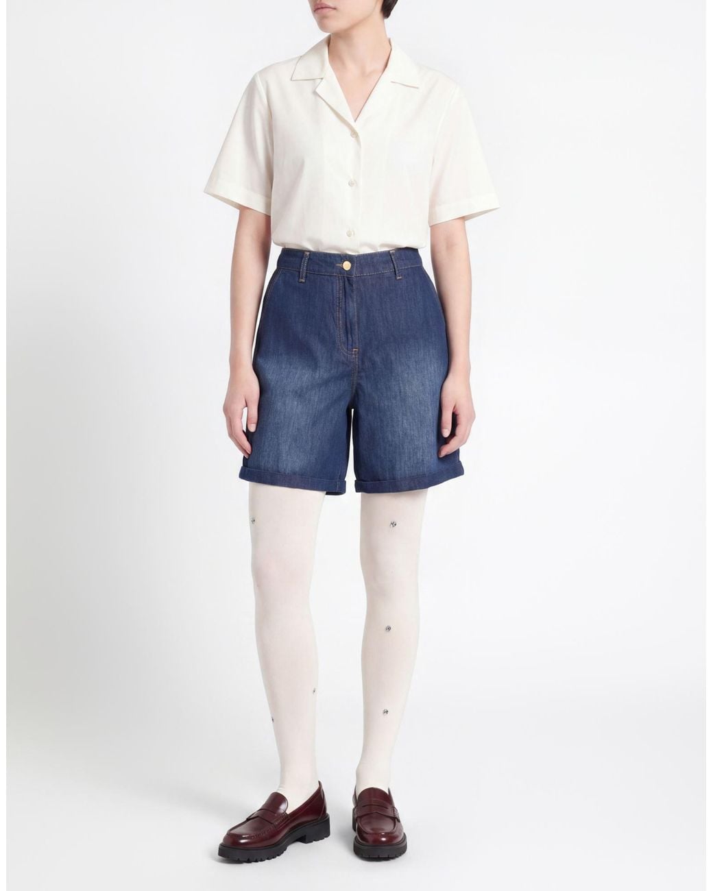 Kaos Blue Denim Shorts