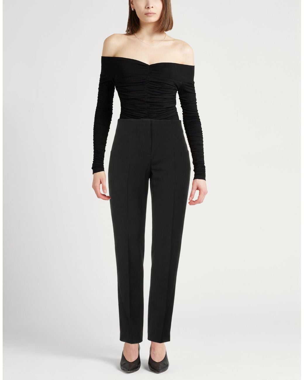 Tod's Black Pants Virgin Wool