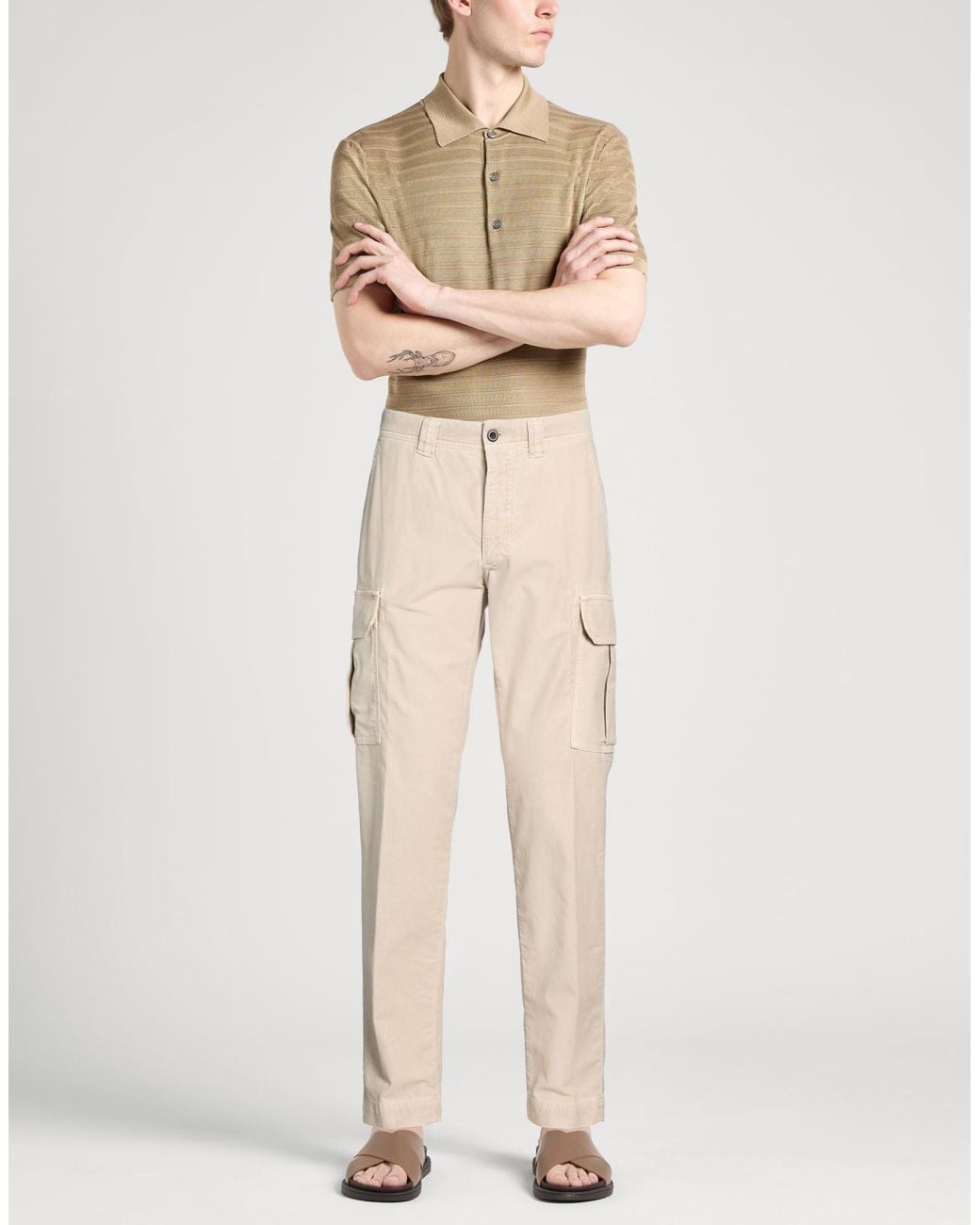 Incotex Gray Trouser for men