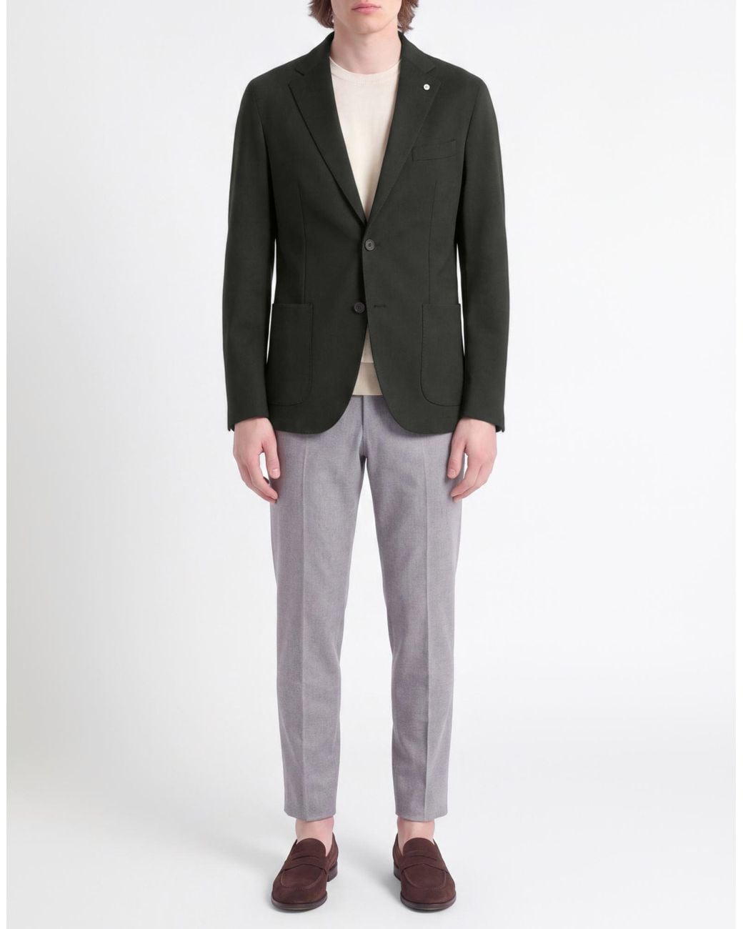 L.b.m. 1911 Black Blazer Nylon, Elastane for men